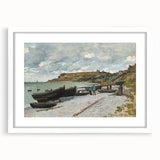 Claude Monet Coastal Wall Art - Sainte-Adresse Impressionist Painting
