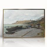 Claude Monet Coastal Wall Art - Sainte-Adresse Impressionist Painting