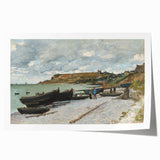 Claude Monet Coastal Wall Art - Sainte-Adresse Impressionist Painting