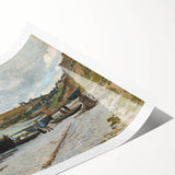 Claude Monet Coastal Wall Art - Sainte-Adresse Impressionist Painting