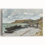Claude Monet Coastal Wall Art - Sainte-Adresse Impressionist Painting