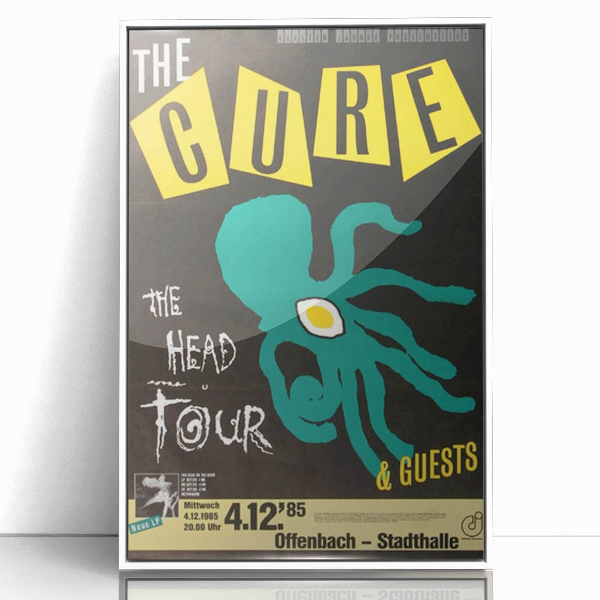 The Cure "The Head Tour" 1985 Poster – Vintage Concert Art