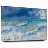 Impressionist Seascape Wall Art - Renoir's Ocean Waves Painting