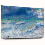 Impressionist Seascape Wall Art - Renoir's Ocean Waves Painting