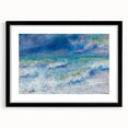 Impressionist Seascape Wall Art - Renoir's Ocean Waves Painting