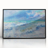 Impressionist Seascape Wall Art - Renoir's Ocean Waves Painting
