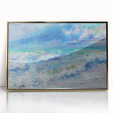 Impressionist Seascape Wall Art - Renoir's Ocean Waves Painting
