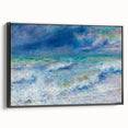 Impressionist Seascape Wall Art - Renoir's Ocean Waves Painting