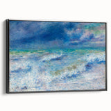 Impressionist Seascape Wall Art - Renoir's Ocean Waves Painting