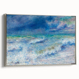Impressionist Seascape Wall Art - Renoir's Ocean Waves Painting