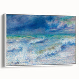 Impressionist Seascape Wall Art - Renoir's Ocean Waves Painting