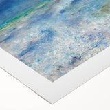 Impressionist Seascape Wall Art - Renoir's Ocean Waves Painting