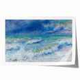 Impressionist Seascape Wall Art - Renoir's Ocean Waves Painting
