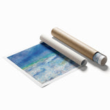 Impressionist Seascape Wall Art - Renoir's Ocean Waves Painting