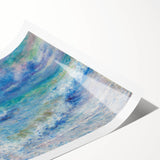 Impressionist Seascape Wall Art - Renoir's Ocean Waves Painting