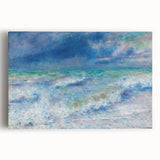Impressionist Seascape Wall Art - Renoir's Ocean Waves Painting
