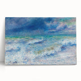 Impressionist Seascape Wall Art - Renoir's Ocean Waves Painting