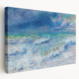 Impressionist Seascape Wall Art - Renoir's Ocean Waves Painting