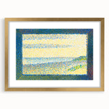 Pointillist Seascape Wall Art - Georges Seurat's Gravelines Scene