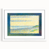 Pointillist Seascape Wall Art - Georges Seurat's Gravelines Scene