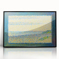 Pointillist Seascape Wall Art - Georges Seurat's Gravelines Scene