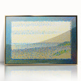 Pointillist Seascape Wall Art - Georges Seurat's Gravelines Scene