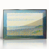 Pointillist Seascape Wall Art - Georges Seurat's Gravelines Scene