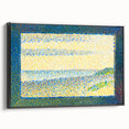 Pointillist Seascape Wall Art - Georges Seurat's Gravelines Scene