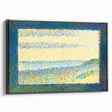 Pointillist Seascape Wall Art - Georges Seurat's Gravelines Scene