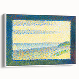Pointillist Seascape Wall Art - Georges Seurat's Gravelines Scene