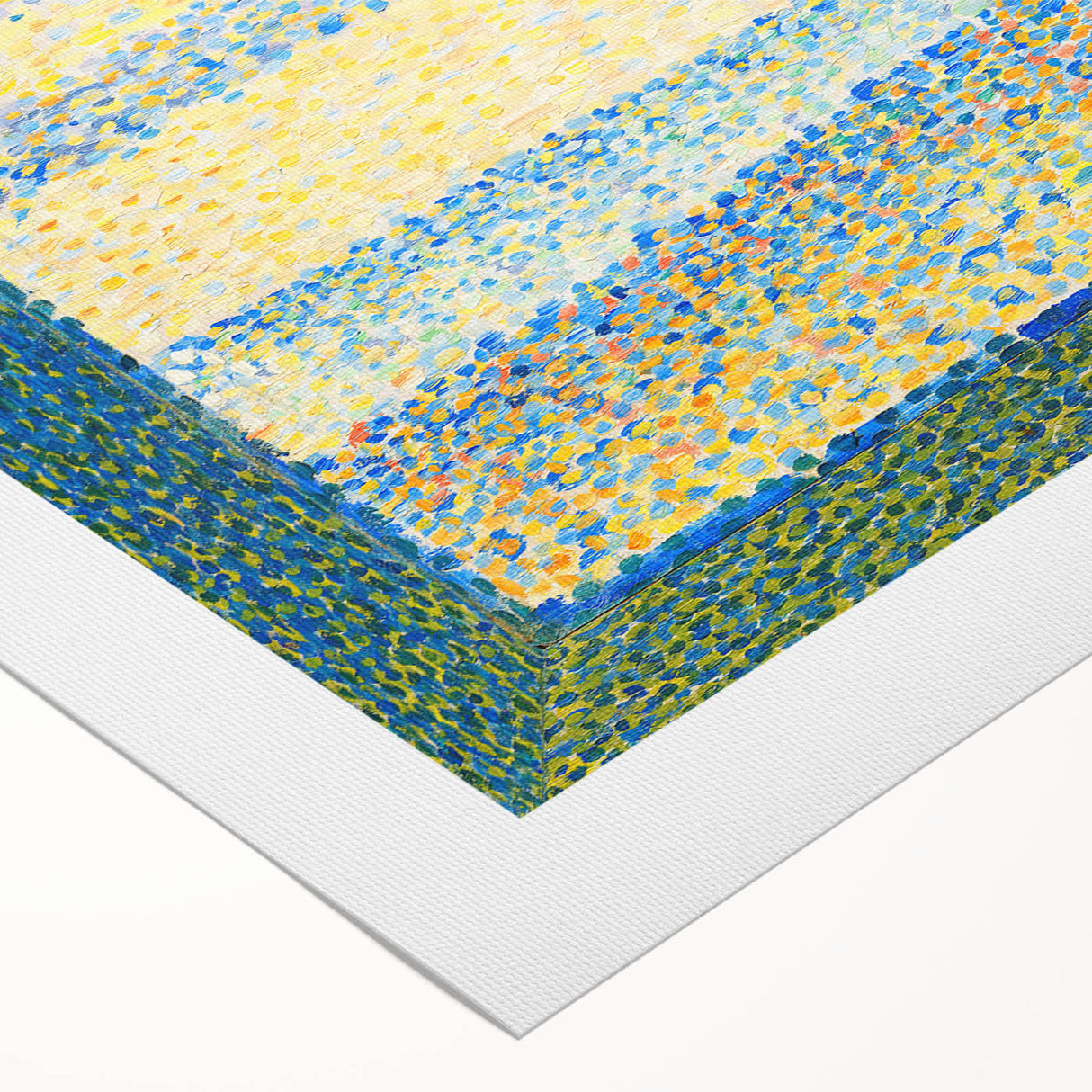 Pointillist Seascape Wall Art - Georges Seurat's Gravelines Scene