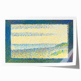 Pointillist Seascape Wall Art - Georges Seurat's Gravelines Scene