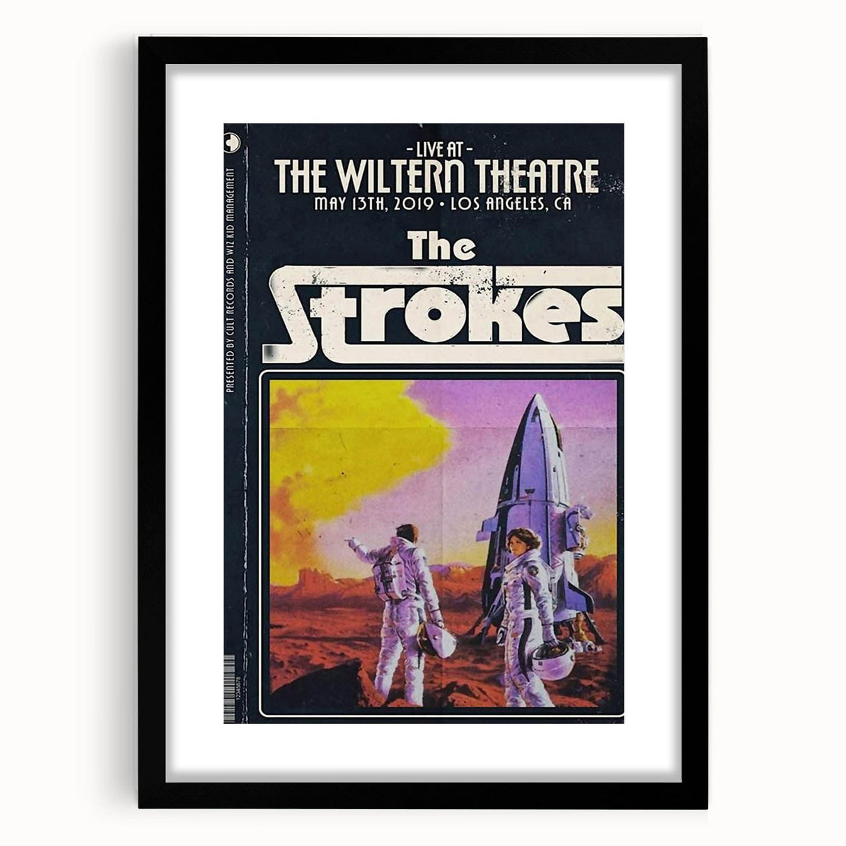 The Strokes Retro Poster Art - Vintage Concert Art Print, 2019