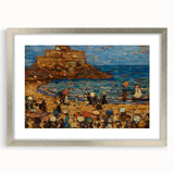 Impressionist Coastal Wall Art - Prendergast's St. Malo Seaside Scene