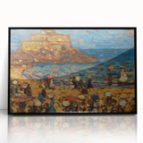 Impressionist Coastal Wall Art - Prendergast's St. Malo Seaside Scene
