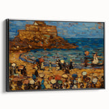 Impressionist Coastal Wall Art - Prendergast's St. Malo Seaside Scene