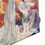 Modern Wall Art - Serene Beach Scene with Bathers | Coastal Decor