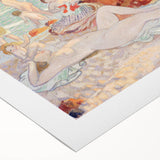 Modern Wall Art - Serene Beach Scene with Bathers | Coastal Decor