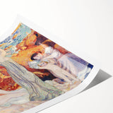 Modern Wall Art - Serene Beach Scene with Bathers | Coastal Decor