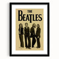 The Beatles Retro Wall Art - Vintage Music Poster, Classic Band Art