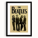 The Beatles Retro Wall Art - Vintage Music Poster, Classic Band Art