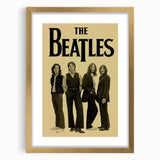 The Beatles Retro Wall Art - Vintage Music Poster, Classic Band Art