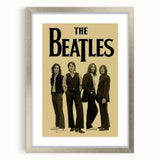 The Beatles Retro Wall Art - Vintage Music Poster, Classic Band Art