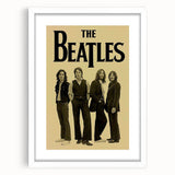 The Beatles Retro Wall Art - Vintage Music Poster, Classic Band Art