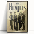 The Beatles Retro Wall Art - Vintage Music Poster, Classic Band Art