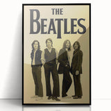 The Beatles Retro Wall Art - Vintage Music Poster, Classic Band Art