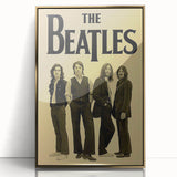The Beatles Retro Wall Art - Vintage Music Poster, Classic Band Art