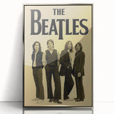 The Beatles Retro Wall Art - Vintage Music Poster, Classic Band Art