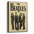 The Beatles Retro Wall Art - Vintage Music Poster, Classic Band Art