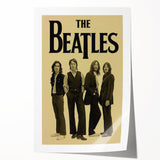 The Beatles Retro Wall Art - Vintage Music Poster, Classic Band Art